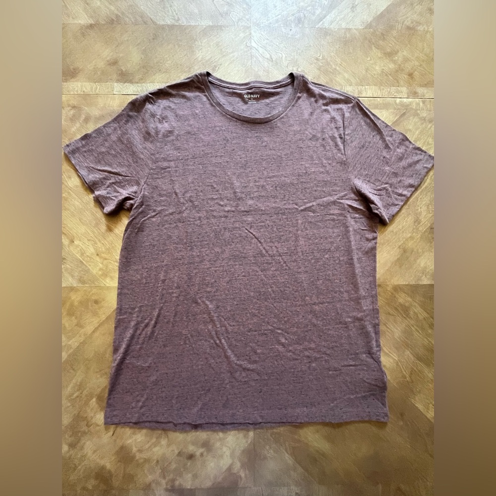 Old Navy Soft-Washed Heathered Pink Tee – XL